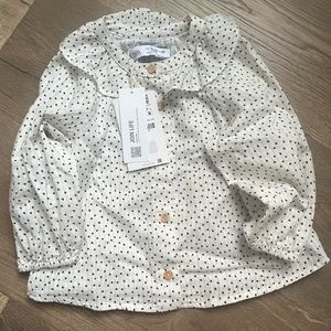 Zara Toddler Heart Blouse 18-24
